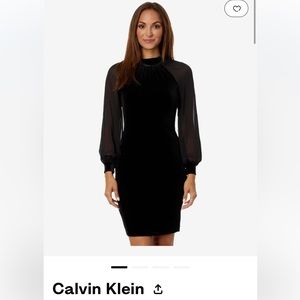 Calvin Klein Velvet Short dress
